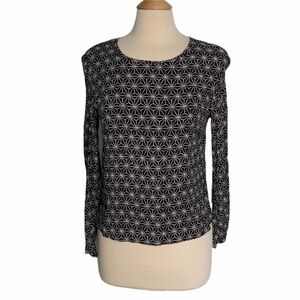 H&M Pattern Asymmetrical Blouse